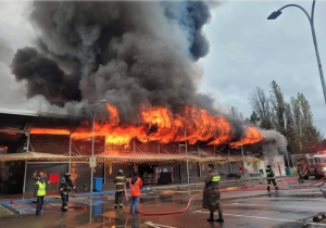 Mañana se conmemorará un año del incendio en la Plaza de Abastos de Illapel